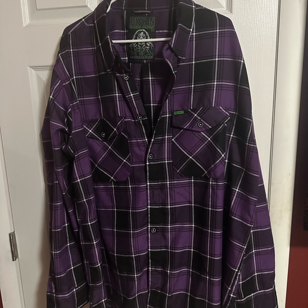RARE AND SOLD OUT HORROR SERIES “THE REGAN” DIXXON FLANNEL 3XL